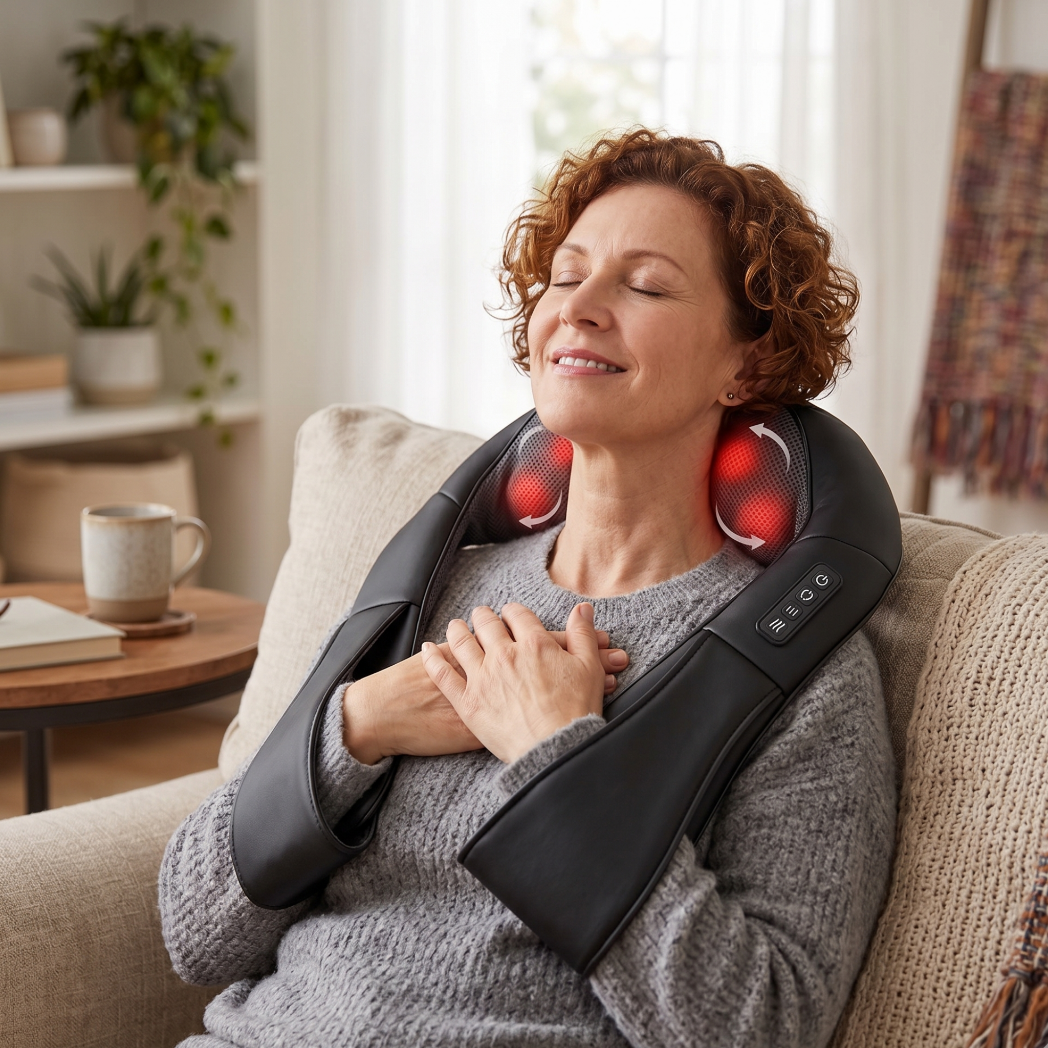 Neck and Shoulder Massager w/Heat DC-eterus