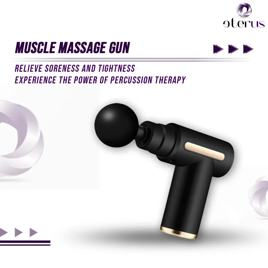 Muscle Massage Gun – Deep Tissue Percussion Therapy Device DC-eterus
