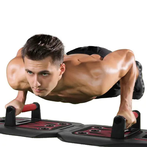 9 in 1 Push Up Rack Board System Fitness Workout Train Gym Exercise Elite recoveries